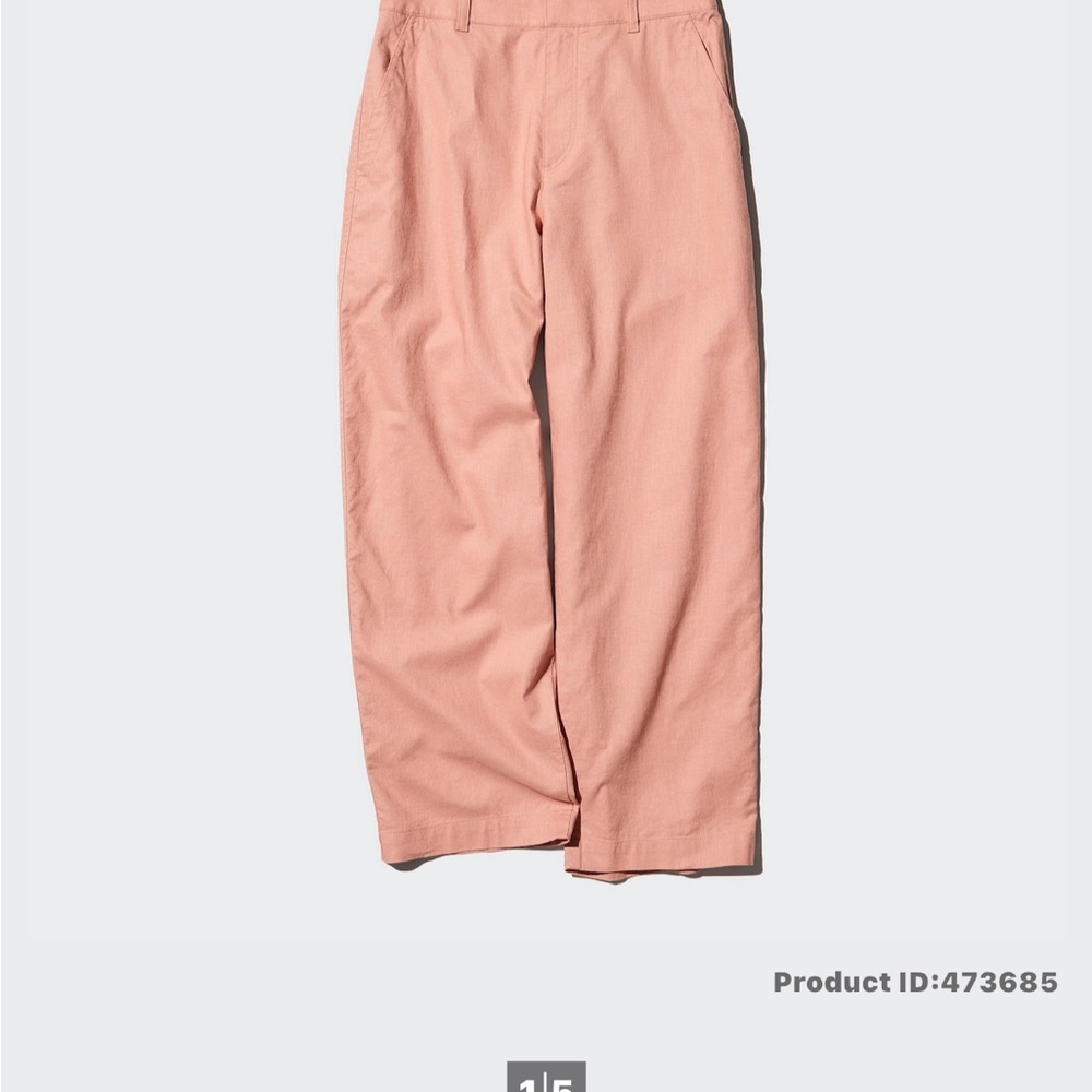 Uniqlo Women's Pink Trousers